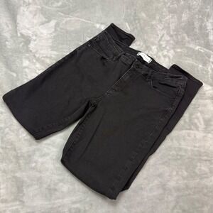 Articles of Society Black Jeans Women Size 30 Straight Leg Stretch Denim (30x29)